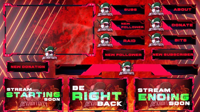 Twitch overlay design by creative digital agency